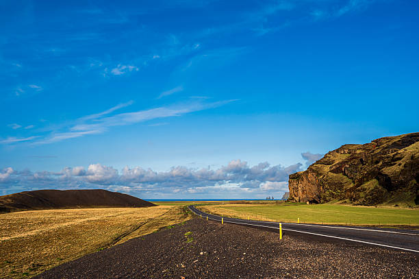 nature sceneries in the area surrounding the village of Vik, Iceland