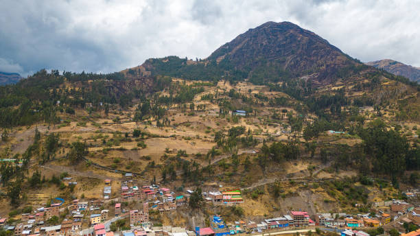 istock Rocky mountain in the Peruvian puna surrounded by nature on a cloudy day 2202094367