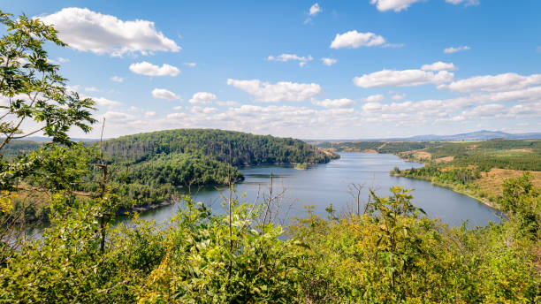 istock The Rotestein viewpoint and the Rappbode reservoir (Harz Mountains, Germany) 2202098225