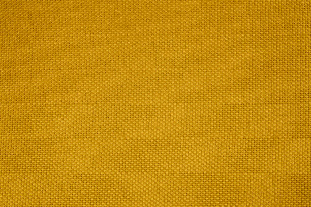 istock Yellow fabric linen textured background 2202104410