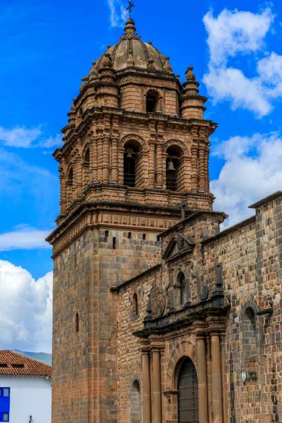 istock Historic church tower in Cusco, Peru. 2202106274