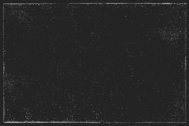 Detailed textured grunge frame. File contains four layers of textures. Black and white grunge frame background.