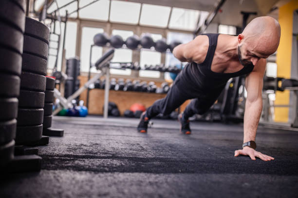 istock Dedicated Fitness Journey Seen Through Push-Ups Today 2202109148