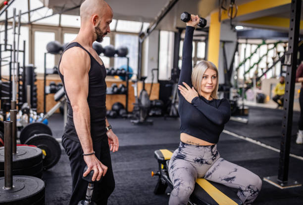 istock Fitness Training Session with Personal Trainer Partner 2202113787