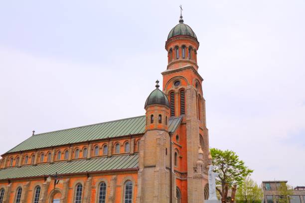 Jeondong Cathedral - important Catholic church in Jeonju city, South Korea.