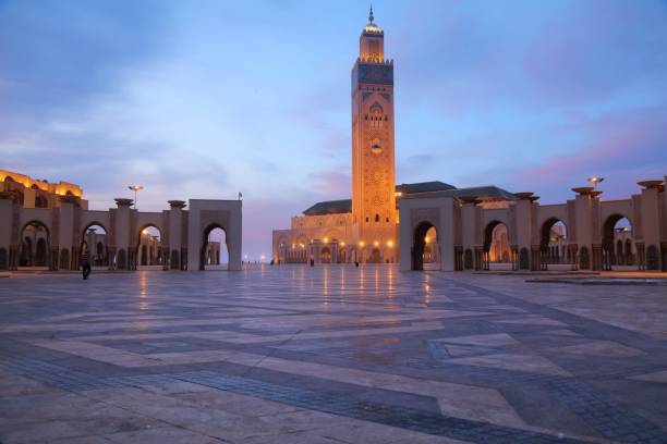 istock Casablanca landmark - Hassan II Mosque 2202123931