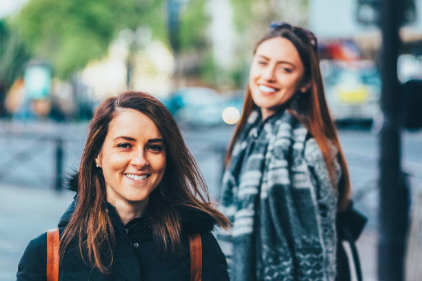 istock Happy friends enjoying Paris during the spring 2202128084
