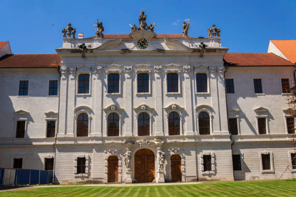 istock Benedictine Monastery in Kladruby by Jan Blazej Santini Aichel and Kilian Ignac Dientzenhofer, Plzen Region, Czech Republic 2202130353