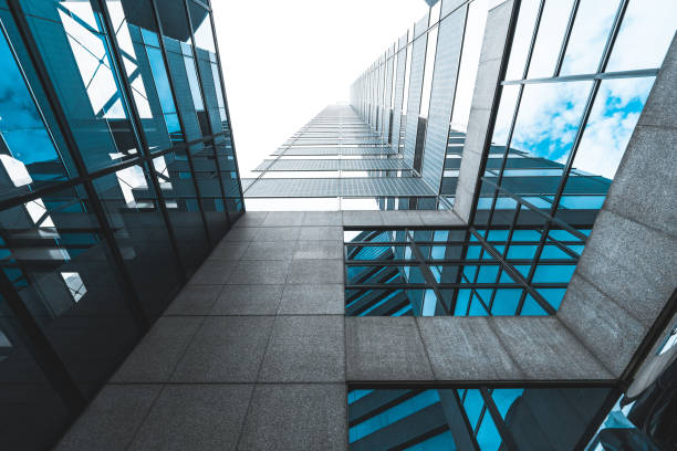 istock Modern skyscraper reaching for the sky in tokyo, japan 2202135969