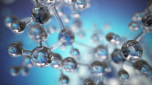 istock Transparent molecular structures with vibrant colors and intricate details 2202136255