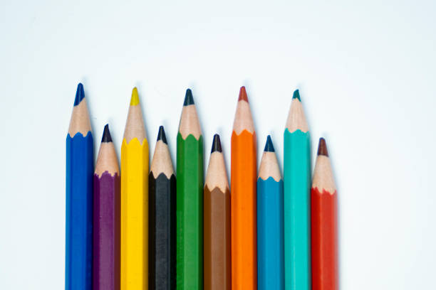 istock A visually appealing photo of colorful pencils arranged in a creative pattern 2202137234