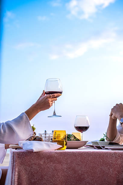 An elegant dining setup featuring delicious meals at a cozy restaurant.