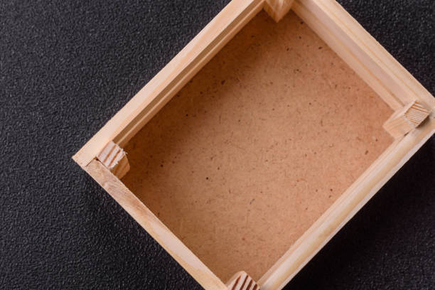 istock Empty wooden box for fruits or vegetables 2202138955
