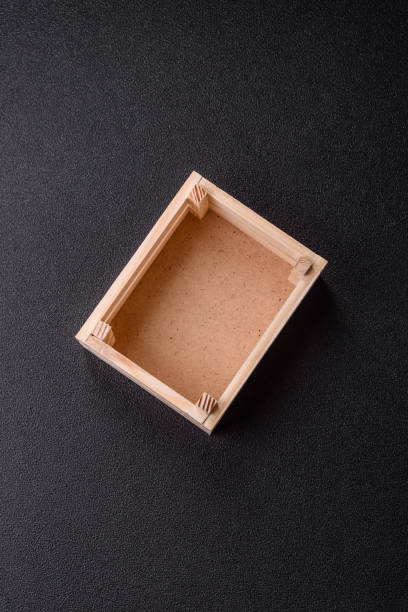 istock Empty wooden box for fruits or vegetables 2202138975