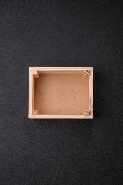 istock Empty wooden box for fruits or vegetables 2202139234