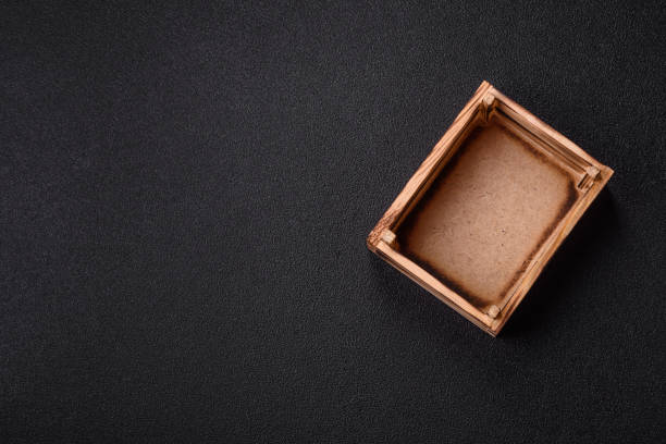 istock Empty wooden box for fruits or vegetables 2202139457