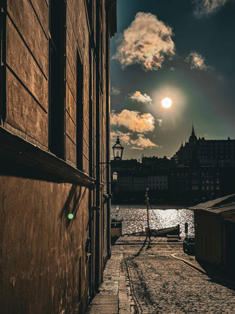 Winter afternoon in Stockholm
