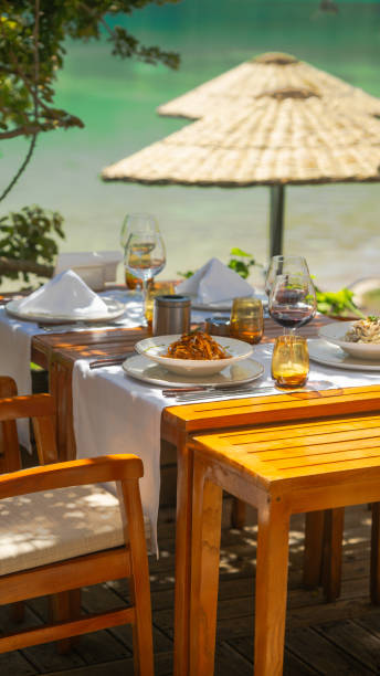 istock Classic Fast Food Meal on a Restaurant Table 2202141053