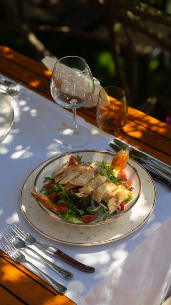 istock Classic Fast Food Meal on a Restaurant Table 2202141233