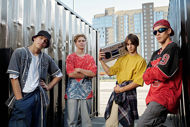 istock Group of Young People Enjoying Urban Environment Outside 2202142275