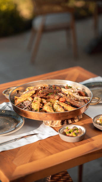 istock Delicious Turkish Kebab Served on a Plate 2202142322