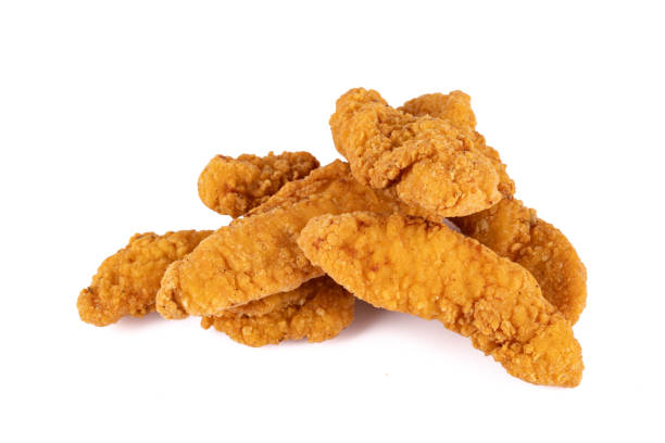 istock Chicken tenders. Fried chicken breast strips 2202145183