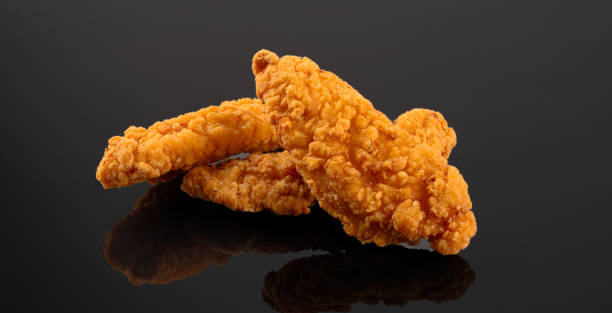 istock Chicken tenders. Fried chicken breast strips 2202145221