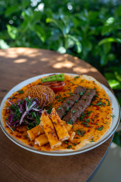 istock Grilled Turkish Kebab with Sizzling Flavors 2202145265
