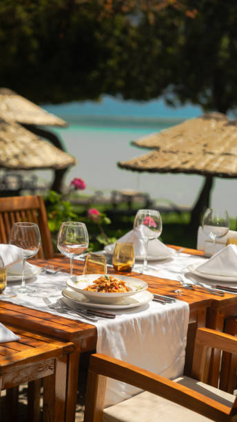 istock Tasty Pasta Dish on a Rustic Wooden Table 2202145851