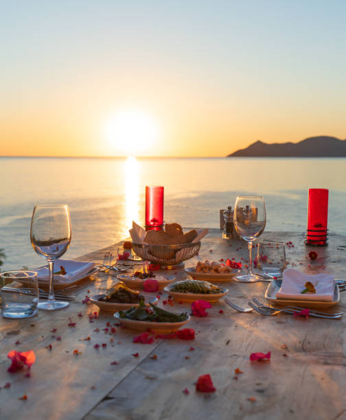 istock Hot and Fresh Fast Food on a Stylish Table 2202145857