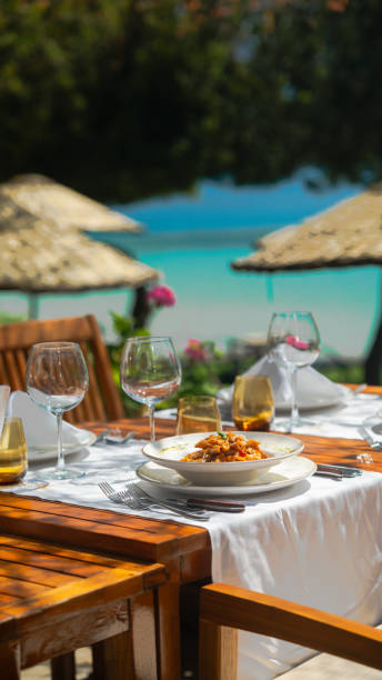 istock Rich and Savory Pasta Dish on a Luxury Restaurant Table 2202145961
