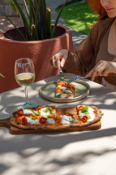 istock Hot and Fresh Fast Food on a Stylish Table 2202146071