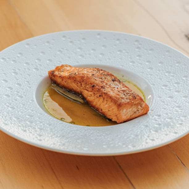 istock Coastal-Inspired Fish Menu Perfect for a Fine Dining Experience 2202146215