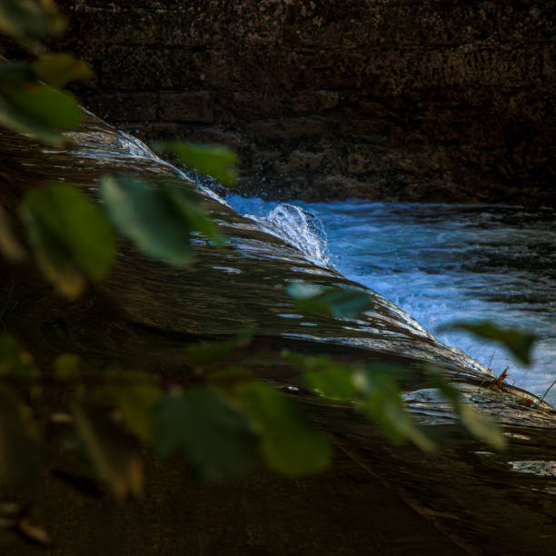 Close Up Of Waterfall In forest