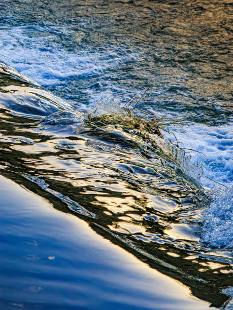 istock Artificial waterfall in France. 2202148214