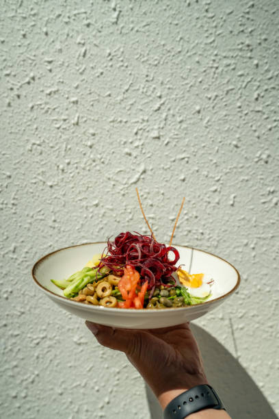 istock Colorful Salad with Fruits and Nutty Toppings 2202150530