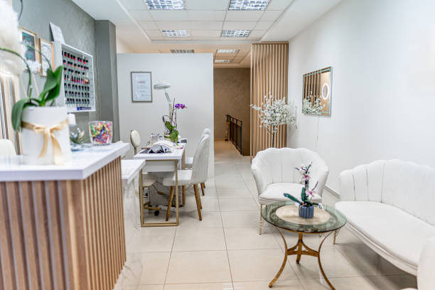 istock Interior of a modern beauty salon 2202157022