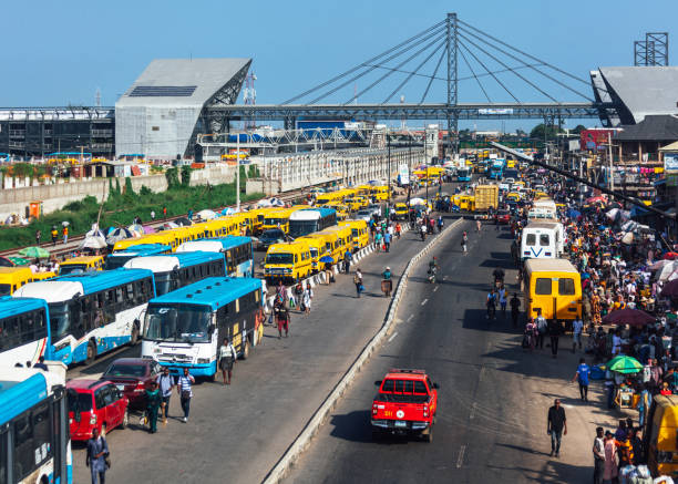 African megacity traffic - Lagos, Nigeria