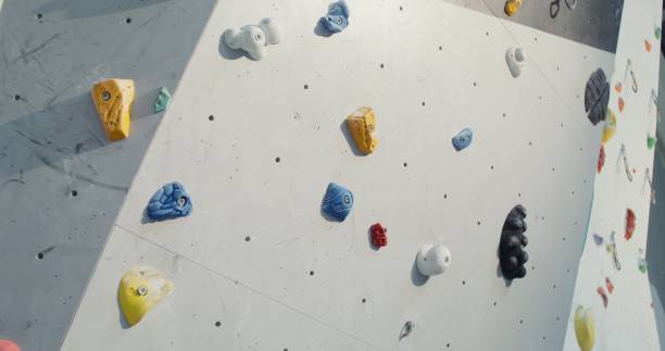 istock Shooting a climbing wall close-ups without people 2202161288