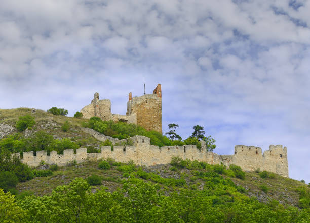 Staatz ruins castle in Weinviertel, Mistelbach District, Lower Austria, Austria