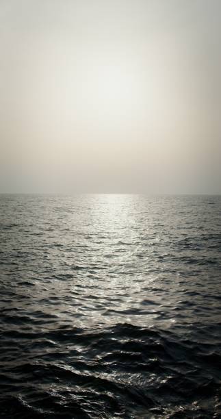 istock The light of the setting sun is reflected in the sea ripples 2202171023