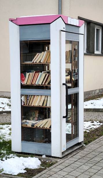 istock Book Booth: Free Library on the Street 2202174452