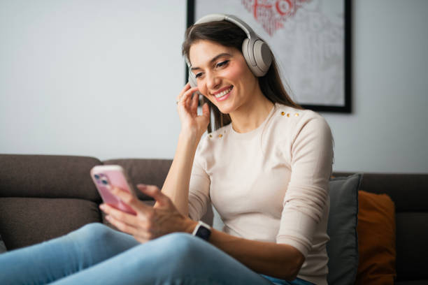istock Young woman looking at her smarphone during a video chat. 2202174600