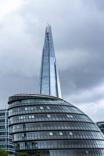 istock Modern Architectural Skyscraper and Futuristic Design Against a Cloudy Sky 2202175766