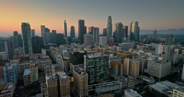 istock Downtown Los Angeles, California at Sunset 2202189974