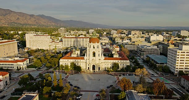 istock High Angle View of Pasadena's Town Hall - Day 2202190661