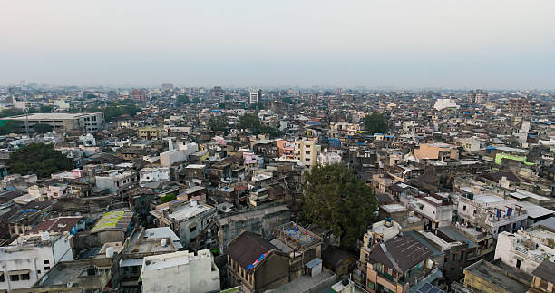 istock Khadia, Central Ahmedabad, Gujarat - Aerial View 2202191854