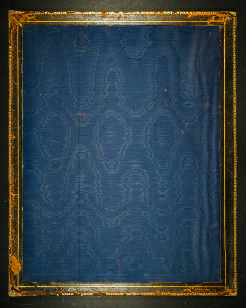Vintage Old Book Cover with Grunge Texture – Aged and Weathered Surface