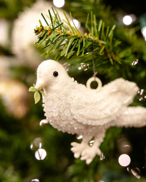 istock Christmas Ornament Dove 2202193712