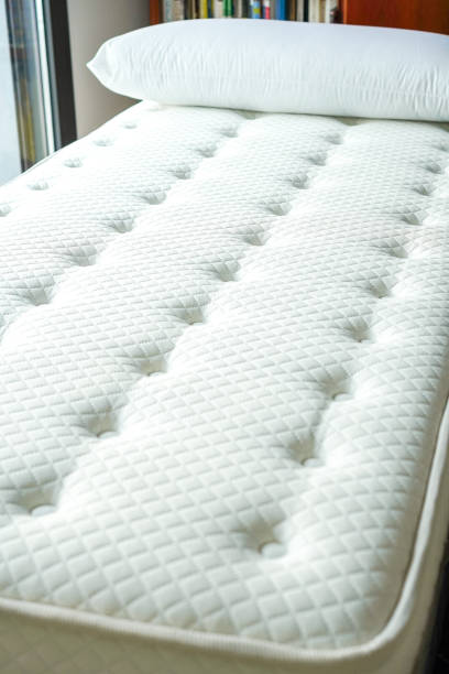 istock Mattress with a sophisticated design that supports comfortable sleep with its breathability and moderate firmness 2202194409